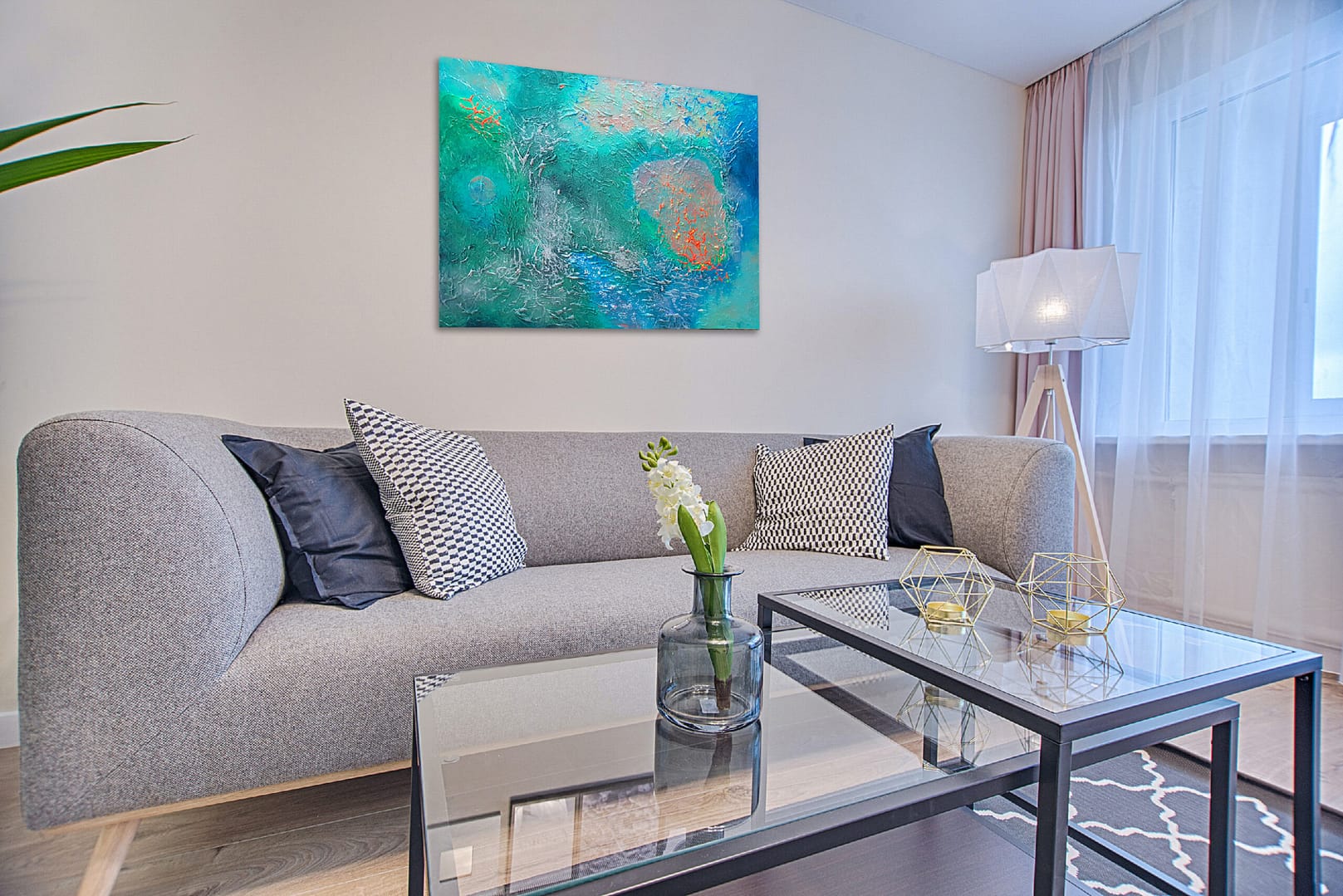 STYX - 80X60 - Peinture abstraite sur toile de Gil MAS