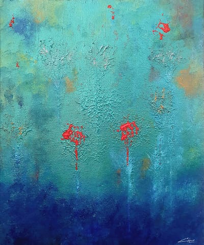 ABYSSE 50x60 - Tableau contemporain GIL MAS