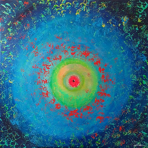 UTOPIA - 100X100 - Tableau contemporain GIL MAS