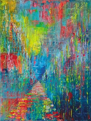 LE CHEMIN DES LARMES - 60X80