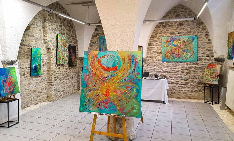 Exposition Peintre abstrait Gil MAS Coutances